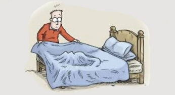A WOMAN HIDE UNDER BED TO CHECK HER HUSBAND